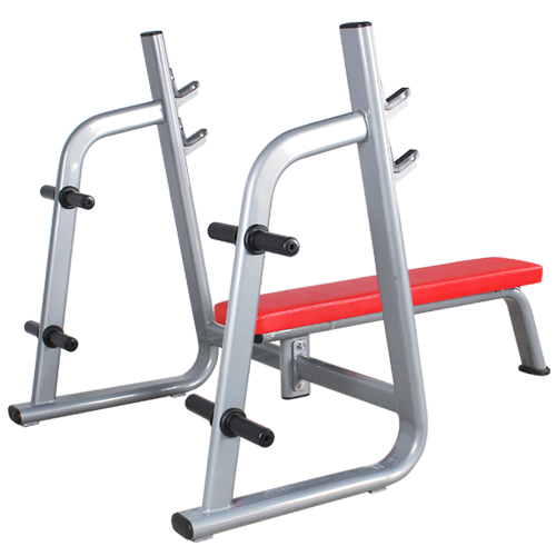 M3030C上斜推舉訓練器水平平臥推舉椅 杠鈴臥推架大圖展示1