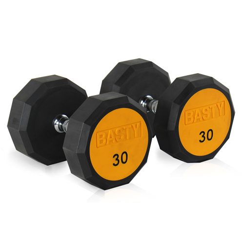 DP-04菱角彩色多規格固定包膠啞鈴羞羞AV在线播放批發大圖展示1