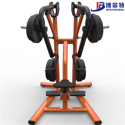 分動式低拉劃船訓練器 悍馬低拉背商用健身房器材 BFT5018大圖展示1