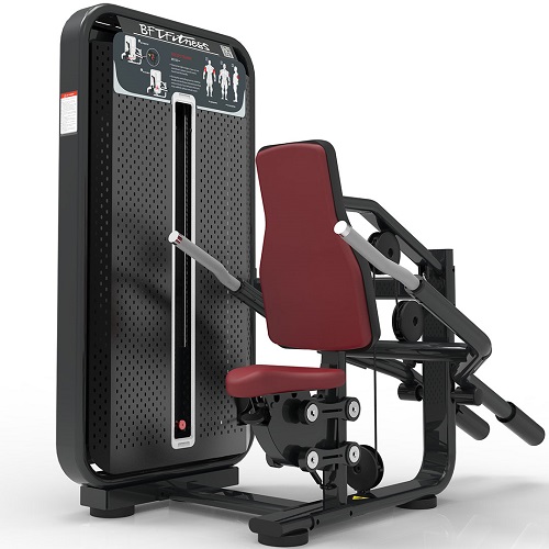 坐式三頭肌訓練器 三頭肌下壓 品牌商用健身房器材批發大圖展示1