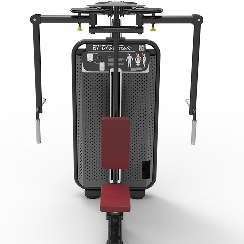 坐式直臂夾胸訓練器 坐姿直臂器械夾胸機 廣州健身器材工廠直銷大圖展示1