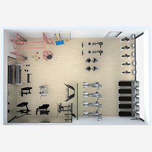 150㎡專業健身房超值套餐