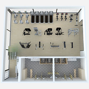 180㎡專業健身房超值套餐