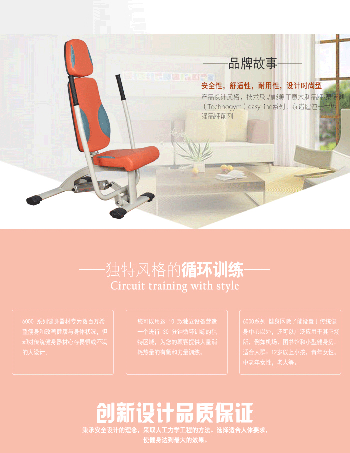 BFT-6009坐姿平推/劃船訓練器